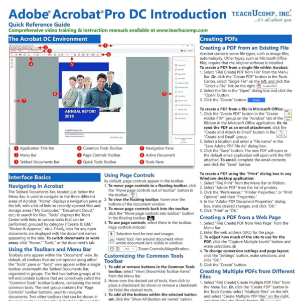 Adobe Acrobat Pro DC Quick Reference Guide