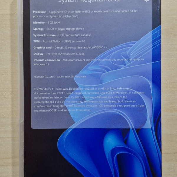 DVD - Microsoft Windows 11 Pro