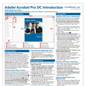 TeachUcomp Adobe Acrobat DC Quick Reference